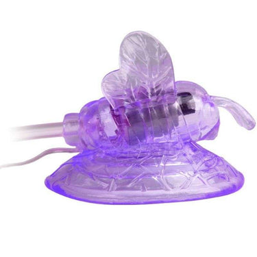 Farfalla stimolante clitoride viola con telecomando e gonfiaggio